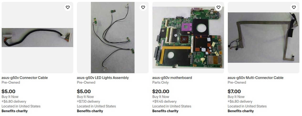 Asus Replacement Parts