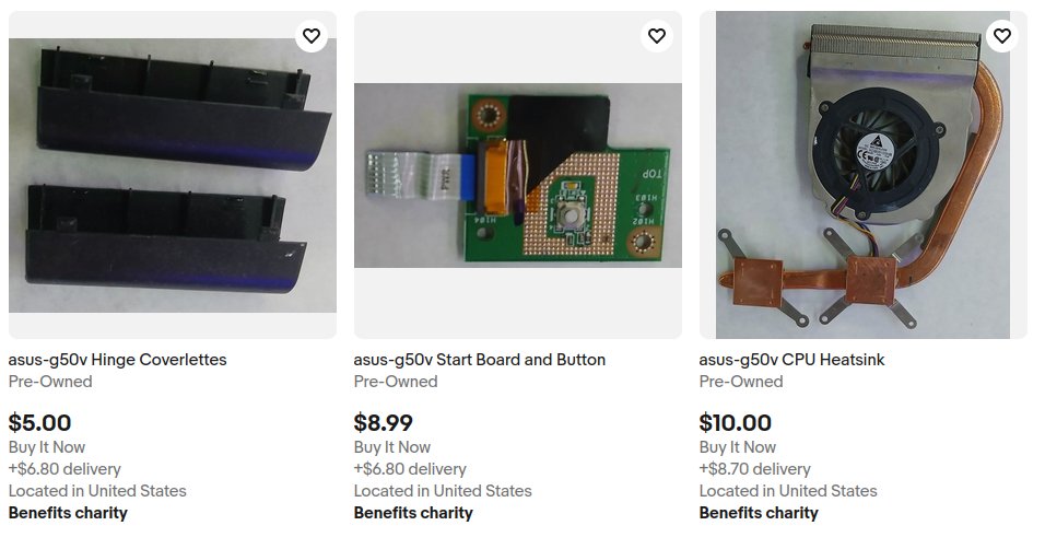 G50 Replacement Parts