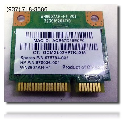 15-g070 wireless Card Replacement $5.00