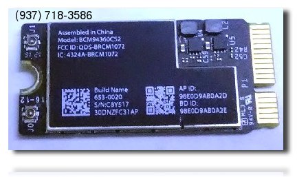 Apple a1465 wireless Card Replacement $5.00
