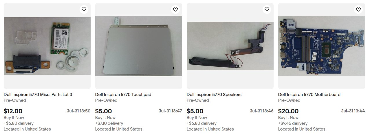 Dell 5770 Replacement Parts