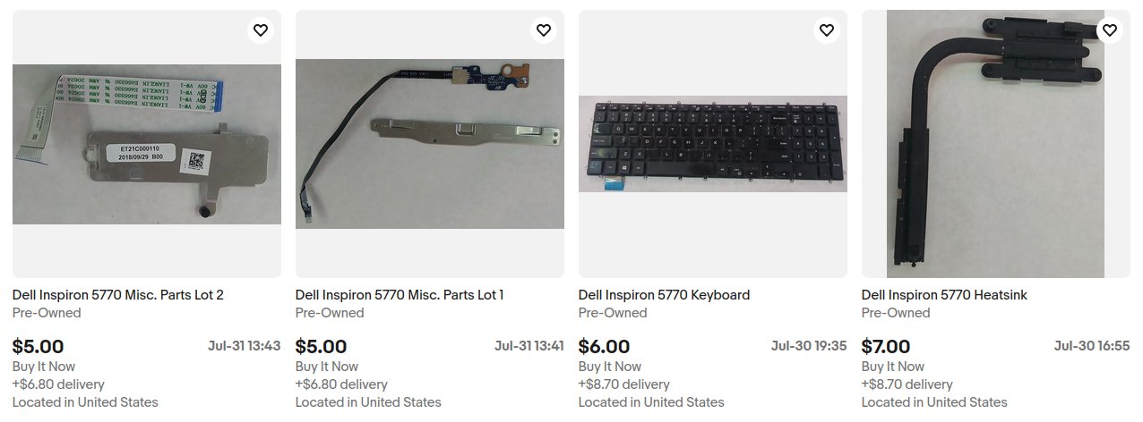 Dell 5770 Parts