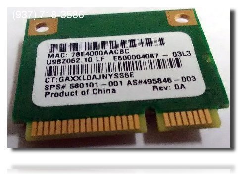 G62 Wireless Card Replacement