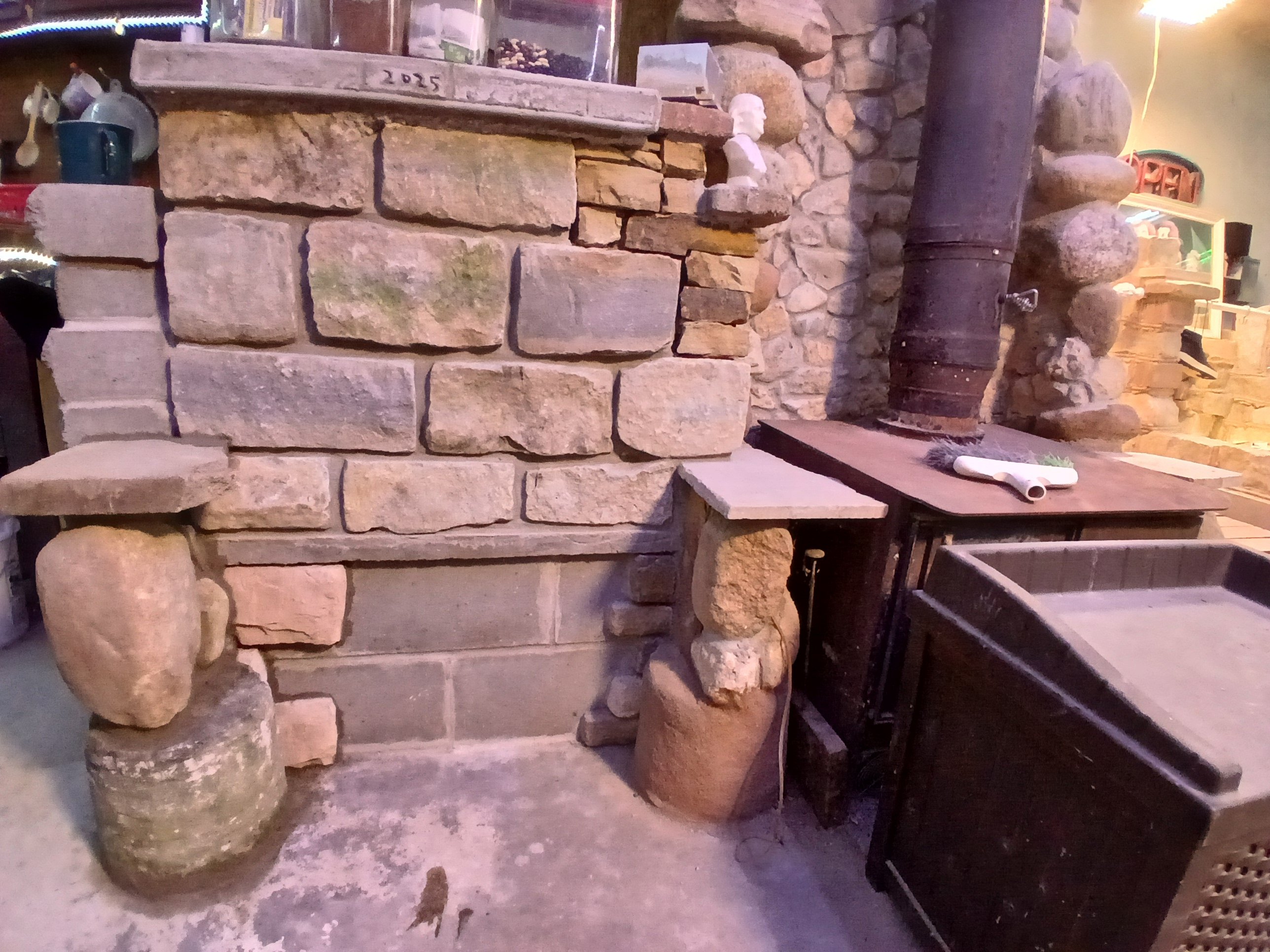 Stone Partition wall