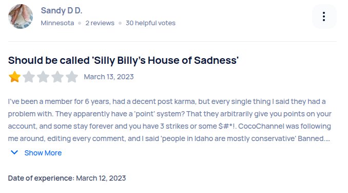 To read these comments in their entirety go to sitejabber.com/reviews/websleuths.com