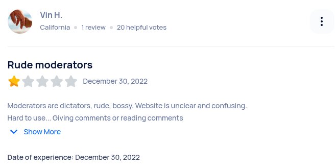 To read these comments in their entirety go to sitejabber.com/reviews/websleuths.com