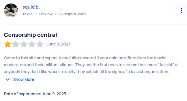 To read these comments in their entirety go to sitejabber.com/reviews/websleuths.com