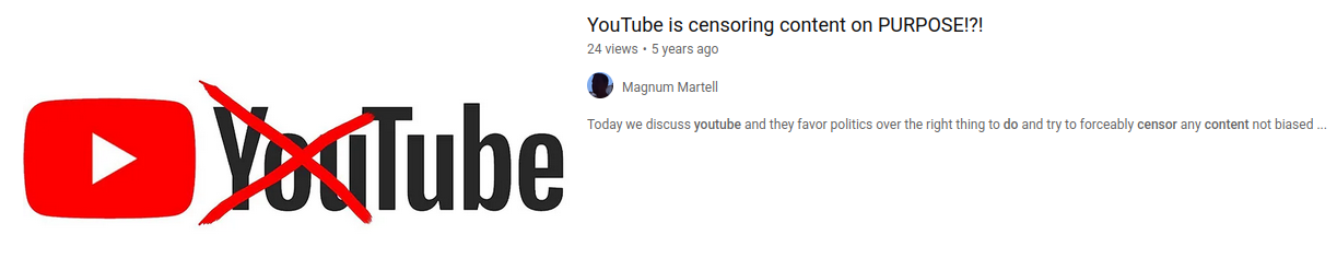 Youtube known suspect