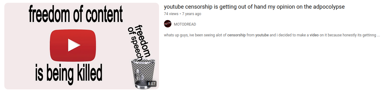 Youtube known suspect