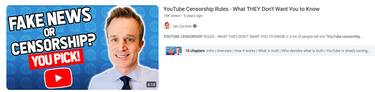 Youtube known suspect