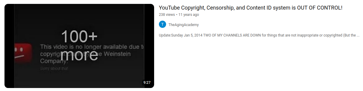 Youtube known suspect