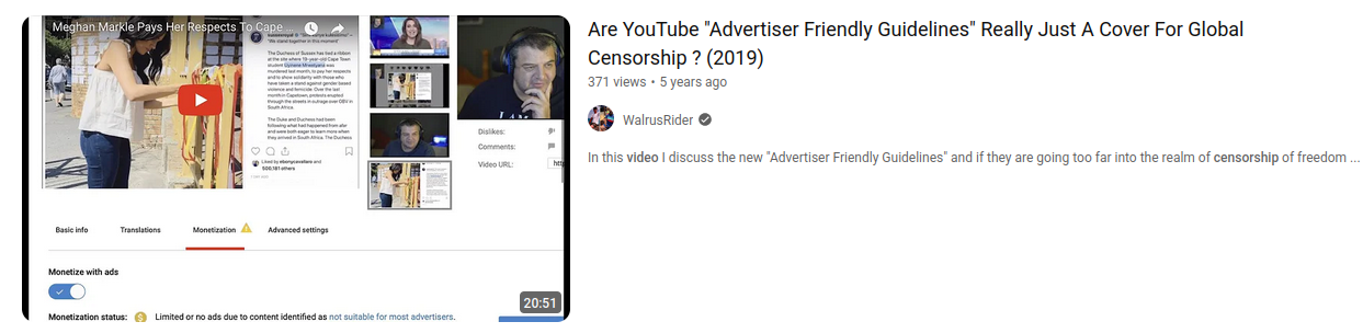 Youtube known suspect